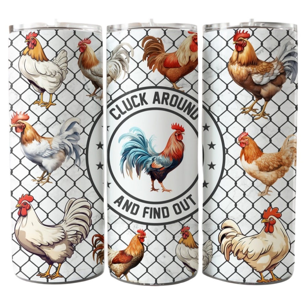 Chicken Themed Tumbler